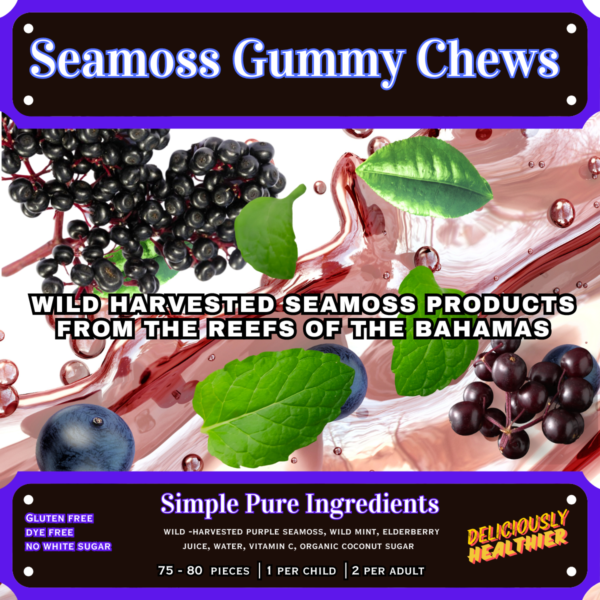 Seamoss Elderberry Chews
